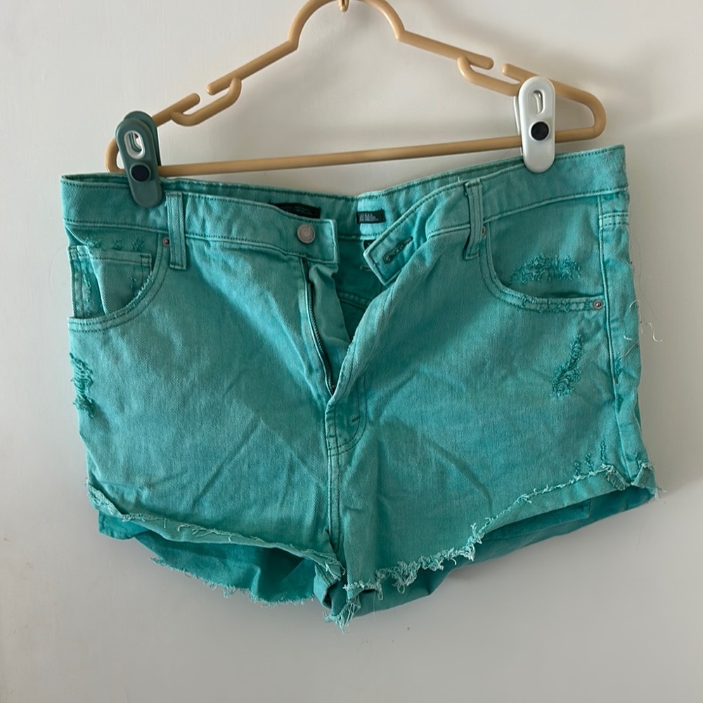 Wild Fable High Waist Teal Shorts